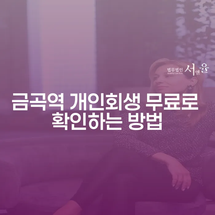 금곡역 개인회생 무료로 확인하는 방법