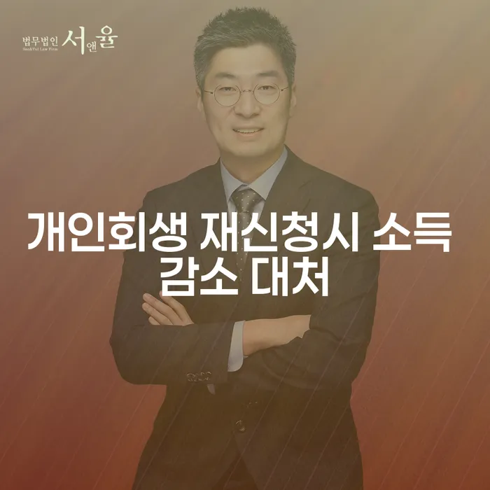 개인회생 재신청 시 소득 감소에 어떻게 대처해야 할까요?
