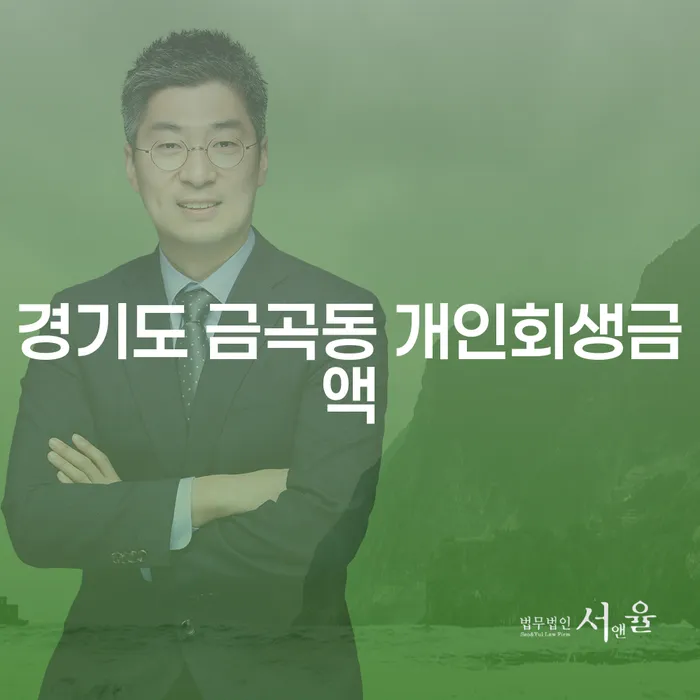 경기도 금곡동 개인회생금액과 파산자격, 알아봐야 할 모든 것!